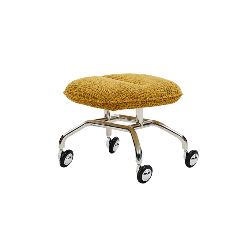 Chestnut Stool - Stainless Steel frame