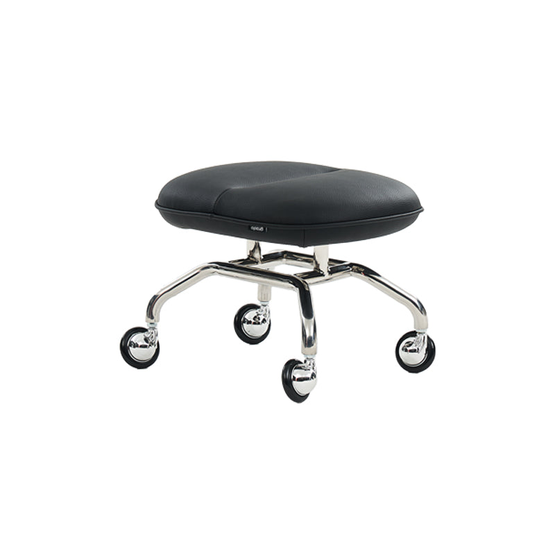 Chestnut Stool - Stainless Steel frame